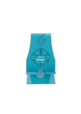 Desktop Phone Holder Horse Turquoise